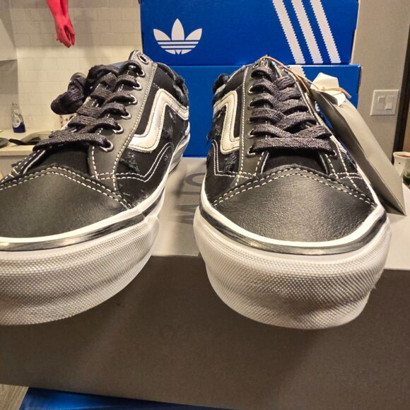 Vans OTW Old Skool 36 Vibram Canvas Distressed 'Black' VN000D2GSLV Mens 10 NEW - Picture 5 of 14